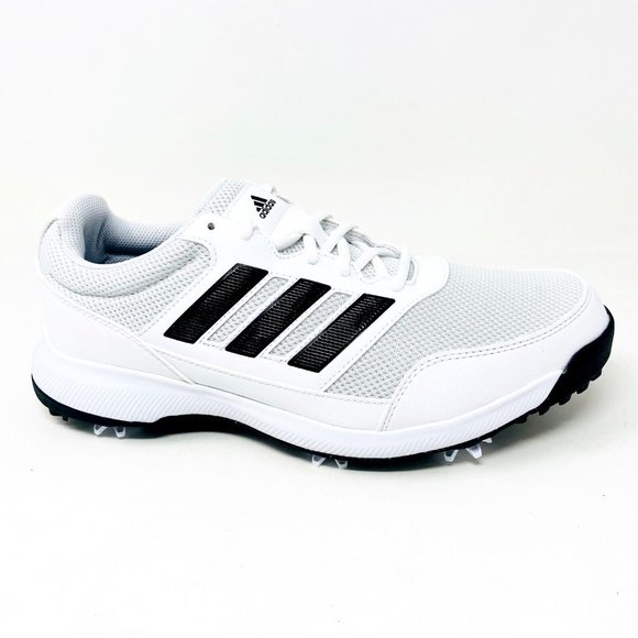 adidas Other - Adidas Tech Response 2.0 Cloud White Black Mens Wide Width Golf Shoes EE9418